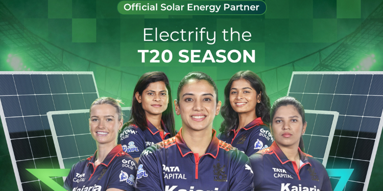 GREW Solar Partners With RCB Women’s Team As Lead Arm Sponsor For Women’s T20 League