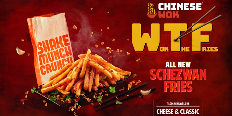 Chinese Wok Launches New Campaign To Introduce Its Schezwan Fries