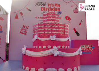 Nykaa Celebrates Its 14th Birthday With Giant Interactive Beauty Cake Activation At Bandra