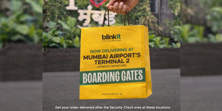 Blinkit Brings 10-Minute Delivery Inside Mumbai Airport Terminal 2