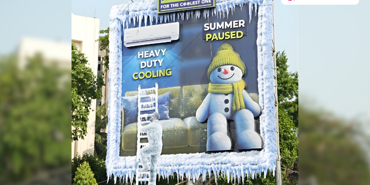 Kelvinator Brings The Chill With ‘Summer Paused’ 3D OOH Campaign