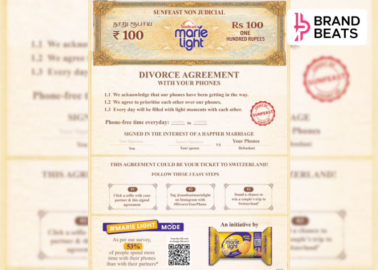 Sunfeast Marie Light Asks Couples To ‘Divorce Their Phones’ In New Campaign