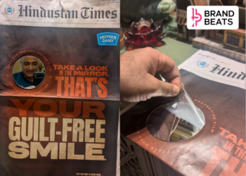 Mother Dairy's Hindustan Times Mirror Ad Reflects Go Low's 'Guilt-Free' Promise