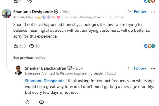 Bombay Shaving Company CEO Apologises After Bengaluru Founder Calls Out WhatsApp Spam