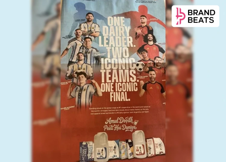 Amul's New Print Ad Celebrates Sponsorship Of Both World Cup Final Teams