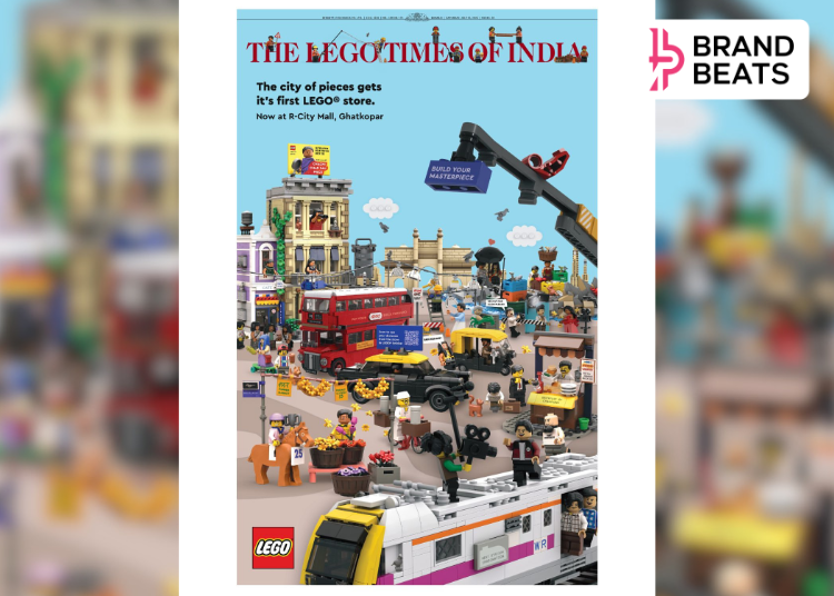 The LEGO Times Of India: An Iconic Masthead Becomes A Playful Mumbai Canvas