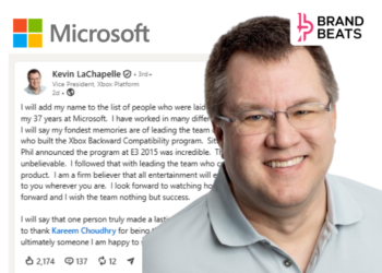 Microsoft Xbox VP Kevin LaChapelle Announces His Layoff After 37 Years In First LinkedIn Post