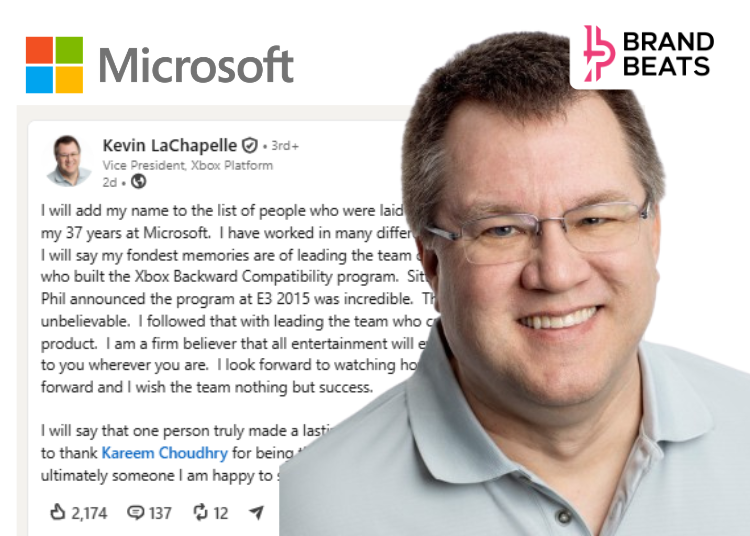 Microsoft Xbox VP Kevin LaChapelle Announces His Layoff After 37 Years In First LinkedIn Post