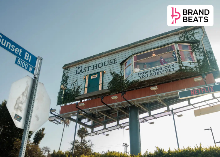 Netflix Puts A Man Inside A Billboard To Promote ‘The Last House’
