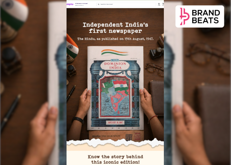 Zepto Brings The Hindu's Historic August 15, 1947 Newspaper To Doorsteps This Independence Day