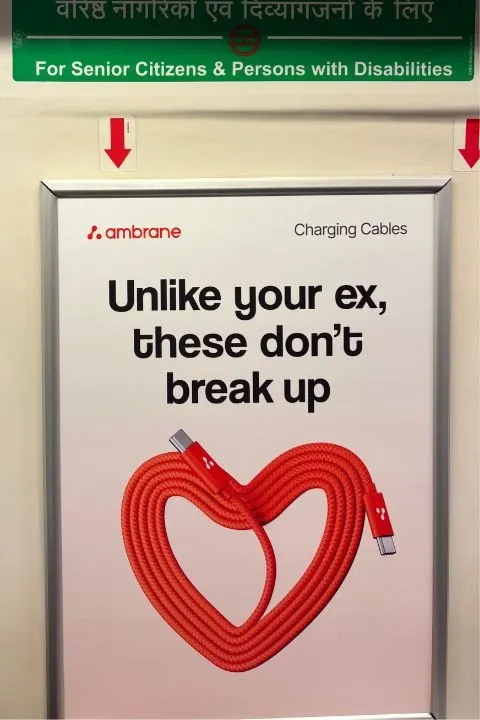 Ambrane Takes A Dig At Exes, Tangled Cables & Daily Chaos In Delhi Metro Campaign