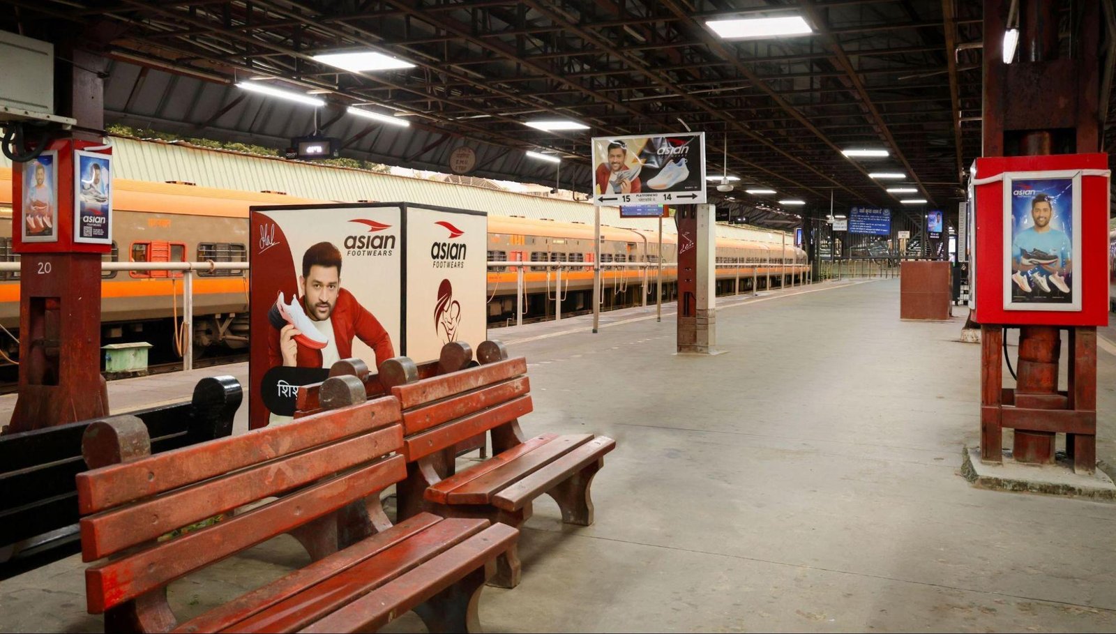 Asian Footwears Secures New Delhi Railway Station Platform Naming Rights, Features MS Dhoni