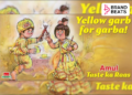 Amul’s ‘Yellow Garb For Garba!’ Brings A Playful Twist To Navratri Day 5