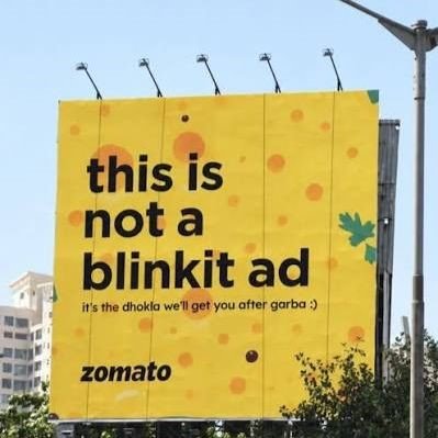 This Is Not A Blinkit Ad: Zomato Borrows Blinkit’s Yellow To Serve Up A Dhokla Punchline